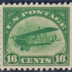 US C2 Airmail Superb Hinged Large Even Margins cv $140