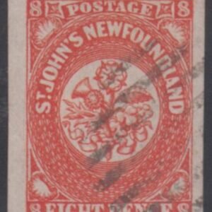 Newfoundland 8 VF - XF Used, 4 Large Margins Beautiful! PFC cv $475