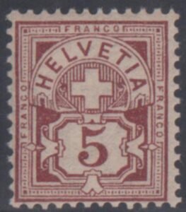 Switzerland 71b Fine NH cv $215