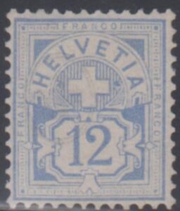 Switzerland 80 VF Mint Expertly Regummed cv $290