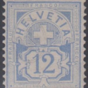 Switzerland 80 VF Mint Expertly Regummed cv $290