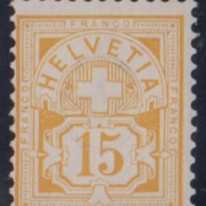 Switzerland 81 Ave - F NH Signed, White paper, Control Mark I cv $400