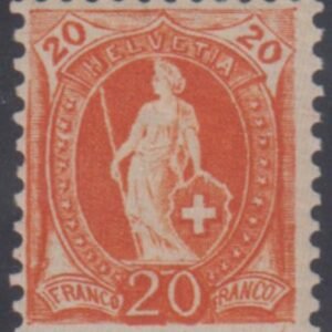 Switzerland 82a F + Mint NH cv $310