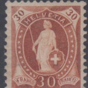 Switzerland 95c F - VF LH Signed - Scarce! cv $620