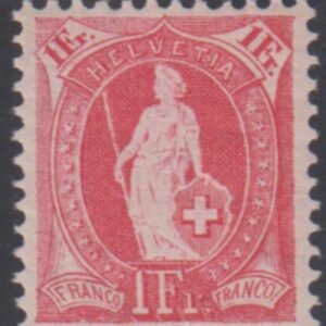 Switzerland 110a XF Mint NH Abt Cert. cv $270
