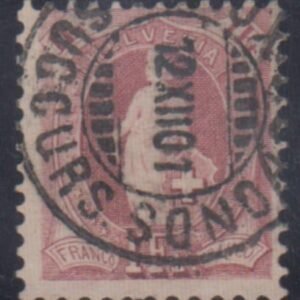 Switzerland 87b  Ave - F Used - tiny faults cv $310