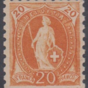 Switzerland 89 VF LH Beautiful! cv $1,000