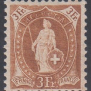 Switzerland 111 F - VF Mint NH Pristine, Renggli Cert. cv $700