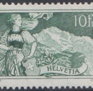 Switzerland 185 VF - XF Mint NH Renggli Cert. cv $625