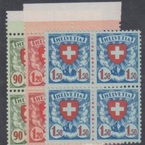 Switzerland 200-02b VF - XF Mint NH Smooth Chalky Paper cv $170