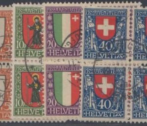 Switzerland B25-8 VF Used S-O-N Cancels cv $965