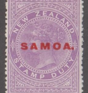 Samoa 166a F - VF Mint Hinged 1925 Crown Paper cv $70.00