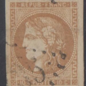France 42a XF Used Light Cancel - 4 Large Margins cv $90
