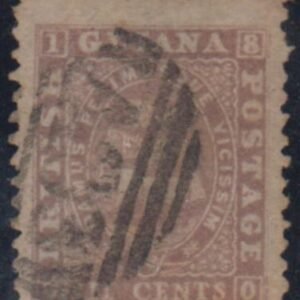 British Guiana 27a Used Slight Toning, cv $37.50