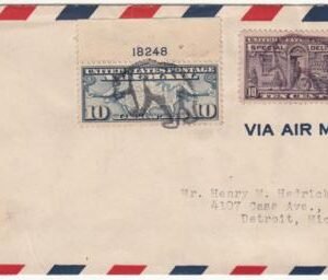 US Arkansas, Bear C7 PNS, E15 Fancy Cancel Cover, Bear Cancel