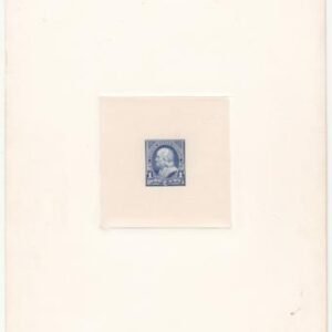 US 246 PP1//263P1 Pristine Denominational Set of 13 Large Die Proofs + 1897 Presentation Letter