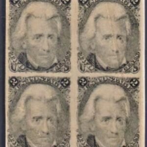 US 73 Early Classics VF Mint Block of 4 on Decalomonia, Scarce!