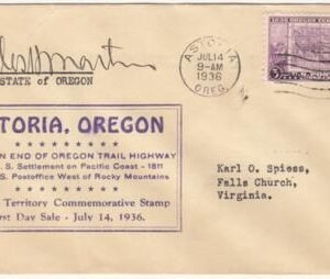 US 783 FDC Signed by Governor Charles H. Martin