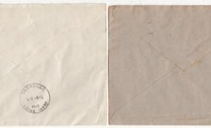 French Area - St. Nazaire Set of 2 Covers with Yvert 1 & 2