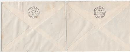 INV-17938x2_aa8e6c10-4a4c-4fcc-98e2-f9429ed8e8ff French Area - St. Nazaire Set of 2 Registered Covers with Yvert 1 & 2