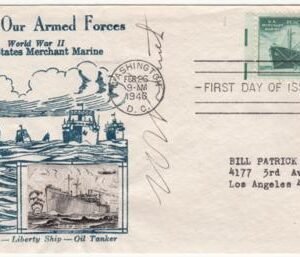 US 1946 939 FDC Signed William W. Smith , Rear Admiral
