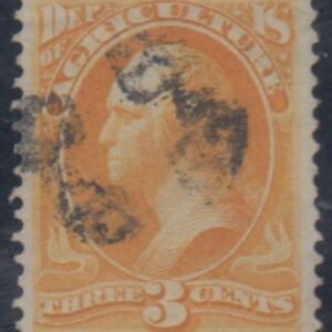 US O3 Officials Used VF - XF Unusual Cancel cv $22.50