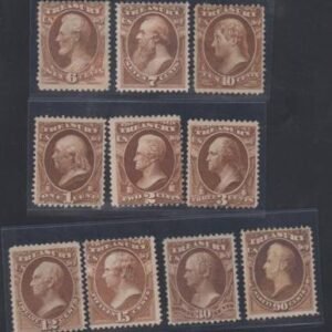 US O72-82 Officials Mint Treasury Set cv $1,480