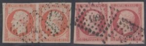 France 18-19 VF Used Pairs cv $134