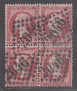 France 28 Used Block of 4 cv $400