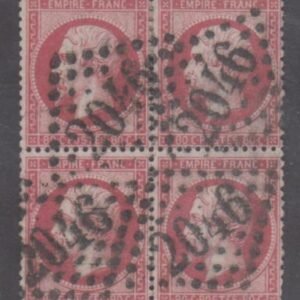 France 28 Used Block of 4 cv $400