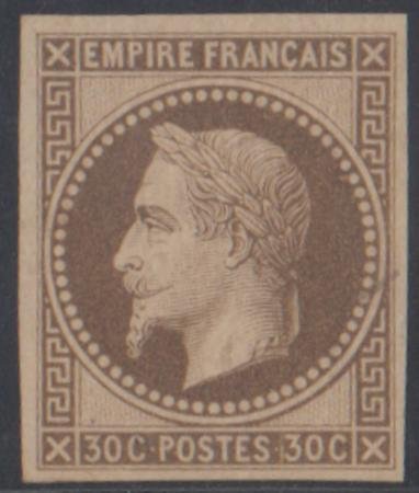 INV-18023itExt_6e2aeca5-0078-441f-b771-de6cd27cd34e France 34c Mint LH Pristine OG "Rothschild" Re-Issue - Appears NH cv $190++