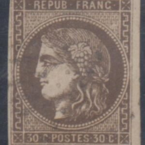France 46 F - VF Used Excellent Color and Impression - Light Cancel cv $200
