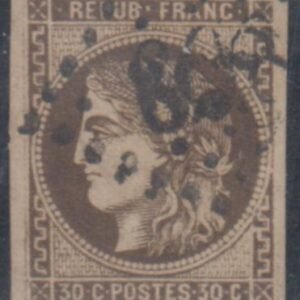 France 46a VF - XF Used Black-Brown Signed Roumet cv $675