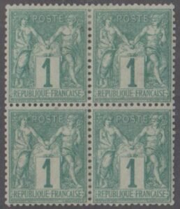 France 64 VF Hinged Calves Cert cv $725