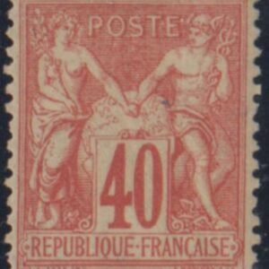 France 74 VF LH Nibbed Perf at Top cv $600