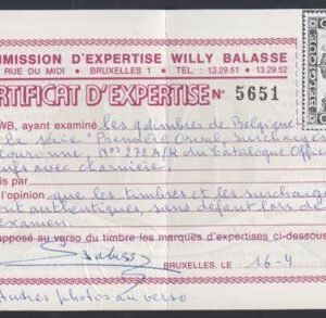 Belgium B84-92 F - VF - XF Mint Balasse Cert cv $650