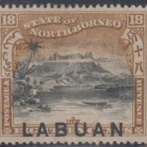Labuan 83 Mint Hinged Small Part OG - Mt. Kinabalu cv $95