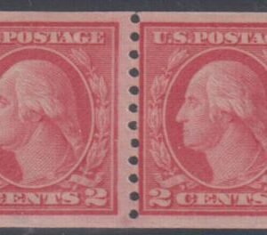 US 455 Washington / Franklin Fine NH Pair cv $360