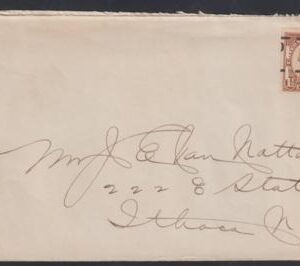 US 576 Chicago, IL Precancel Schermack on Cover to Ithica, NY; Perfs off Center, cv $250