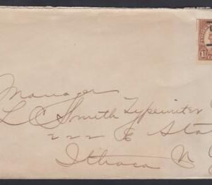 US 576 Chicago, IL Precancel Schermack on Cover to Smith Typewriter Co. F - VF cv $250