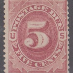 US J25 Postage Dues Unused No Gum F - VF cv $110