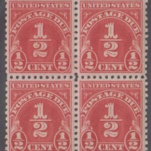 US J69 Postage Dues VF NH Block of 4 cv $40