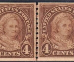 US 601 F - VF + Mint NH Line Pair cv $55