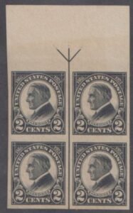 US 611 NH VF Margins Arrow Block of 4 cv $45