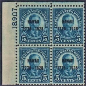 US 648 VF NH Fresh, Large Margins, cv $425