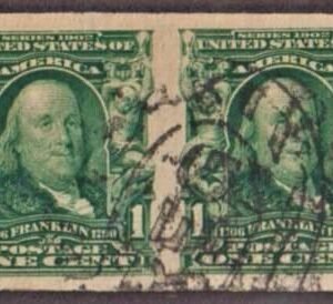 US 314 Bureau & Regular Issues VF - XF Used Pair cv $40