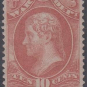 US O88 Officials XF Hinged cv $275