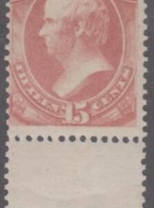 US O90 Officials Ave - Fine NH w/ Bottom Sheet Margin cv $190