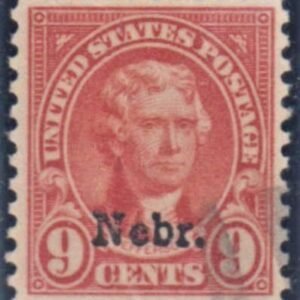 US 678 VF - XF Used Nebraska Overprint