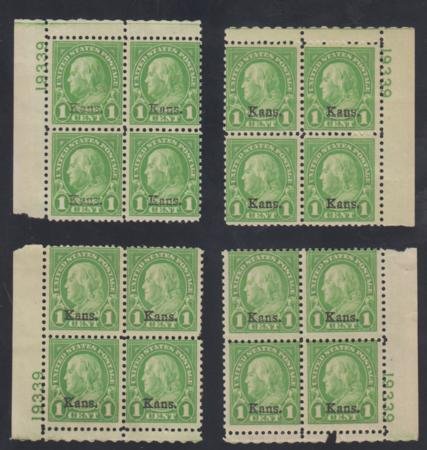 INV-18411itExt_aa2505b7-5ef7-4386-9429-fdb2be6a5c86 US 658 Ave Mint 19339 Matched Set of 4 Plate Blocks cv $240